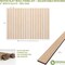 Ekena Millwork 48H x 3/8T Adjustable Wood Slat Wall Panel Kit w/ 2W Slats, Red Oak contains 22 Slats SWW66X48X0375RO - alternate 2